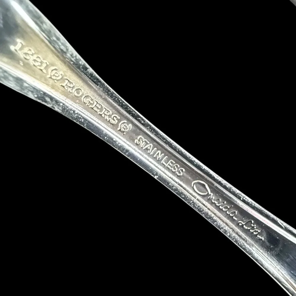 1881 Rogers Oneida LTD Twilight 7 Salad‎ Forks Stainless Steel Flatware